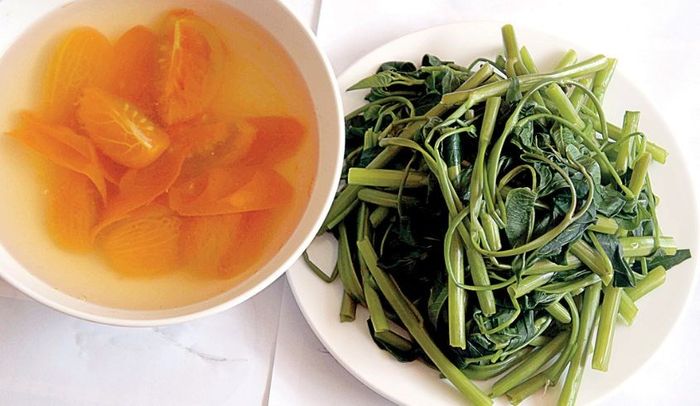Nước luộc rau có ích cho bé trong quá trình ăn dặm