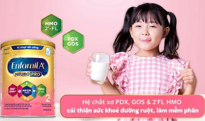 Sữa bột Enfamil A+ Neuropro số 2 830g (phù hợp cho bé từ 6 đến 12 tháng)