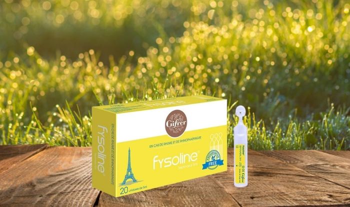 Nước muối kháng viêm vệ sinh mũi Fysoline 5 ml (Hộp 20 ống)