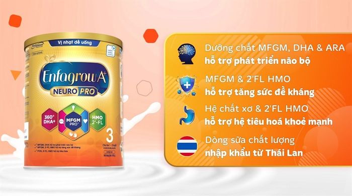 Sữa bột Enfagrow A+ Neuropro số 3 400g (1 - 3 tuổi)