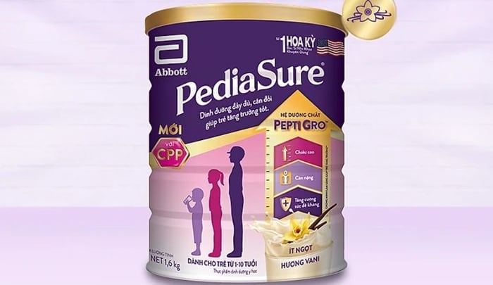 Sữa bột Abbott PediaSure BA vị vani 1.6 kg (phù hợp cho bé từ 1 đến 10 tuổi)