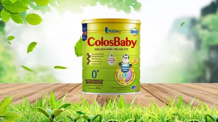 Sữa bột ColosBaby Bio Gold 0+ vị vani 800g (0 - 12 tháng)