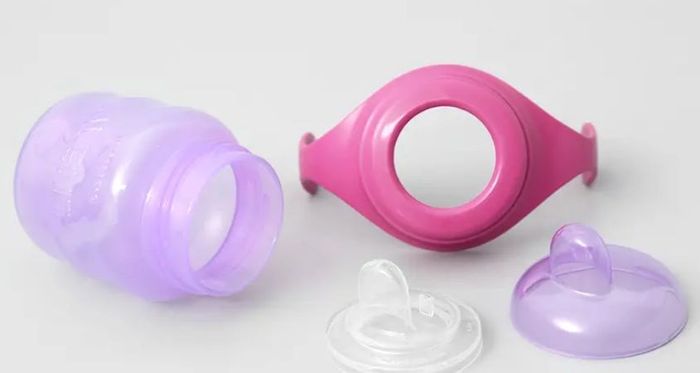 Bình uống nước nhựa PP, silicone Philips Avent SCF551.03 dung tích 200 ml - Màu tím