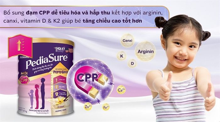 Sữa bột Abbott PediaSure BA hương vani 1.6 kg (1 - 10 tuổi)