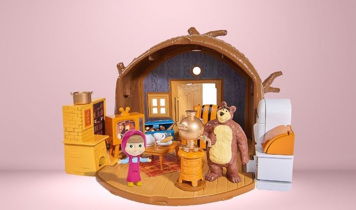 Đồ chơi nhà gấu Masha and the Bear Masha playset 