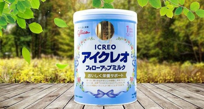 Sữa bột Glico Icreo số 1 vị thanh nhạt 820g (9 - 36 tháng)