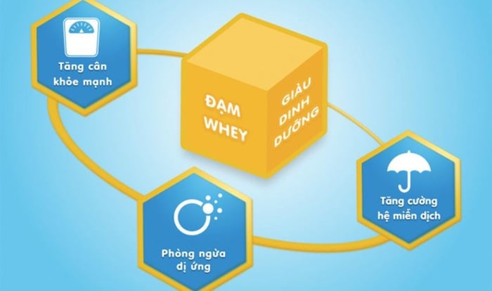 Chọn sữa chứa đạm Whey để bé tăng cân tốt và cải thiện đề kháng