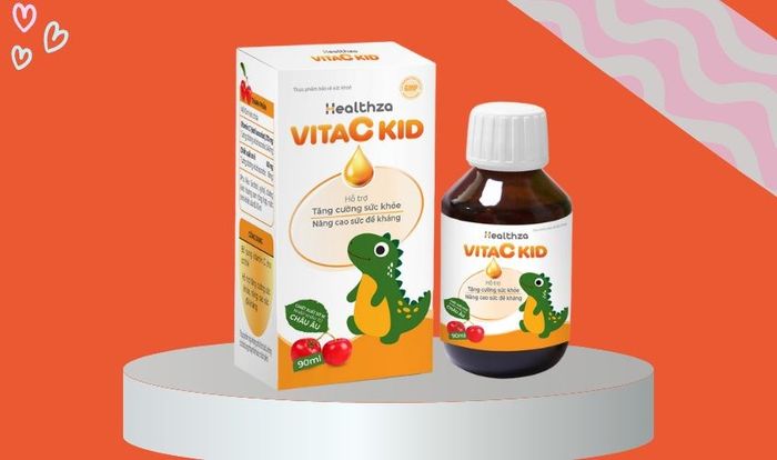 Siro Healthza VitaC Kid hỗ trợ tăng cường sức đề kháng 90 ml