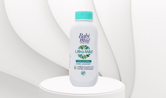 Bột phấn thơm cho bé Babi Mild Pure Natural 180g