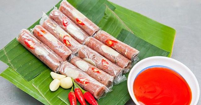 Mô tả về món ăn nem chua Thanh Hóa