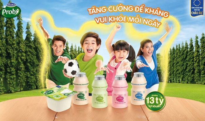 Sản phẩm sữa chua Probi của Vinamilk có nhiều dung tích