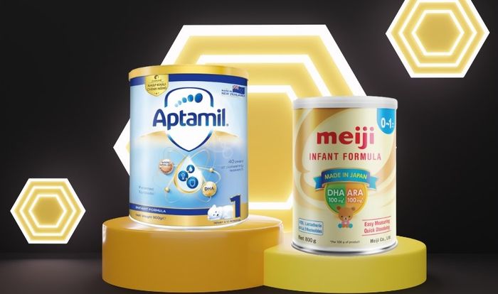 Cả Aptamil và Meiji đều có chất lượng rất tốt