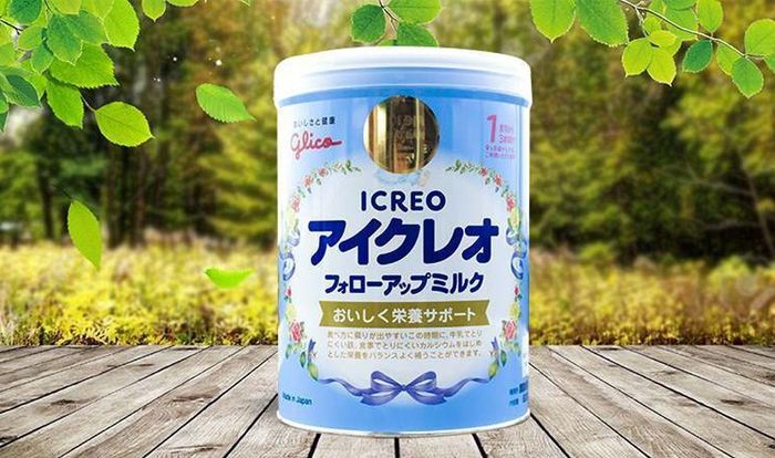 Sữa bột Glico Icreo số 1 vị thanh nhạt 820g (9 - 36 tháng)