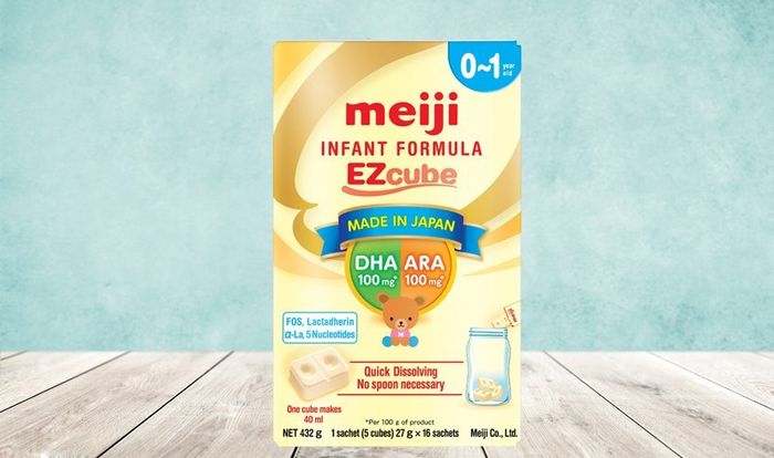 Sữa bột Meiji Infant Formula Ezcube 432g (0 - 12 tháng)