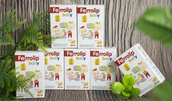 Siro Ferrolip Baby giúp giảm nguy cơ thiếu máu do thiếu sắt 30 ml (từ 0 tháng)