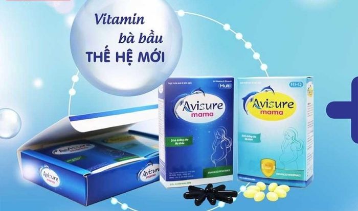 Hộp thuốc Avisure mama bổ sung vitamin và khoáng chất 60 viên, gồm 2 hộp