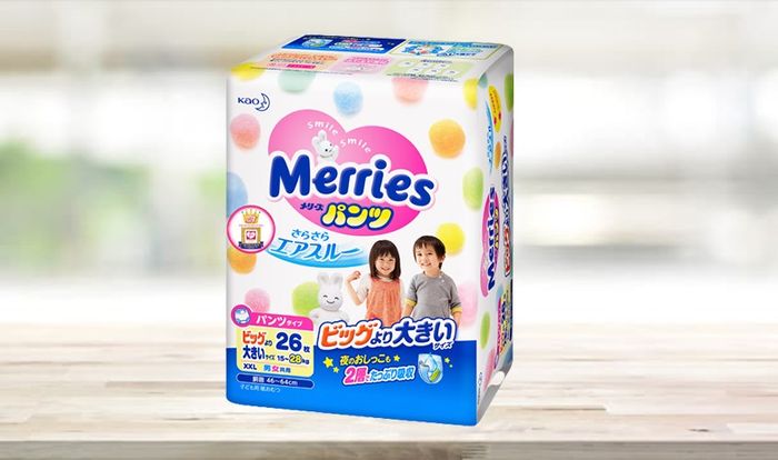 Tã Quần Merries Size XXL 26 Miếng (15 - 28 kg)