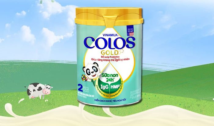 Sữa bột Vinamilk ColosGold số 2 dung tích 350g (dành cho bé từ 12 - 24 tháng)