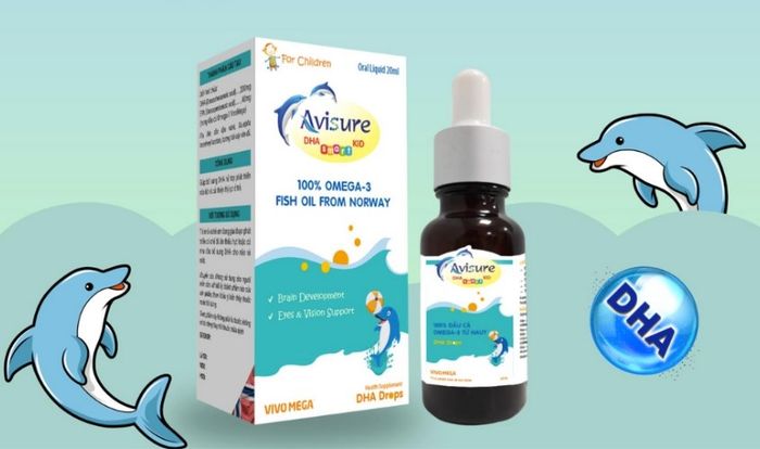 Siro Avisure DHA Smart Kid giúp phát triển não bộ, thị lực 20 ml (từ 0 tháng)