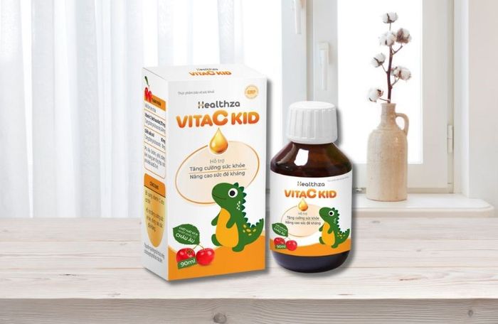 Siro Healthza VitaC Kid giúp tăng cường sức đề kháng dung tích 90 ml (từ 2 tuổi)