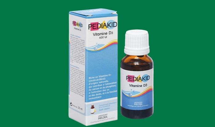 Siro Pediakid Vitamin D3 giúp phát triển xương và răng 20 ml