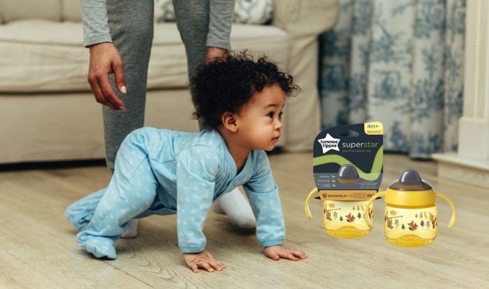 Bình tập uống nhựa PP Tommee Tippee SuperStar (447827) dung tích 190 ml - màu vàng