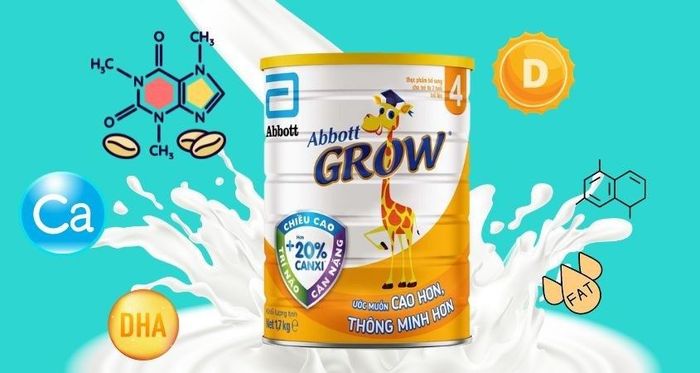 Sữa bột Abbott Grow số 4 hương vani 900g (trên 2 tuổi)