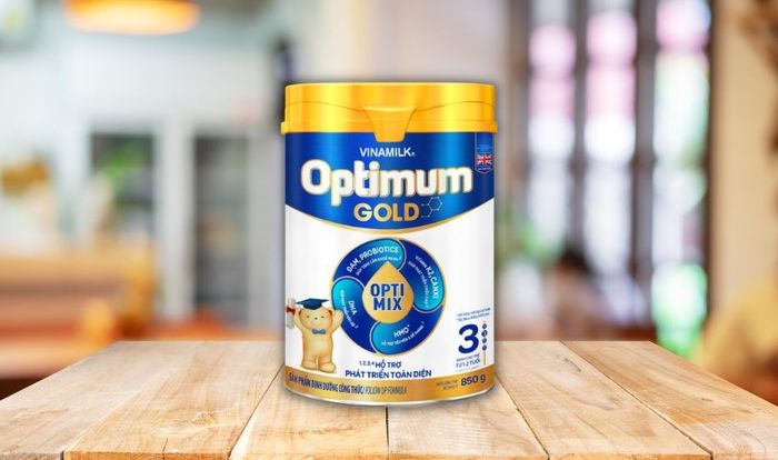 Sữa bột Vinamilk Optimum Gold số 3 850g (12 - 24 tháng)