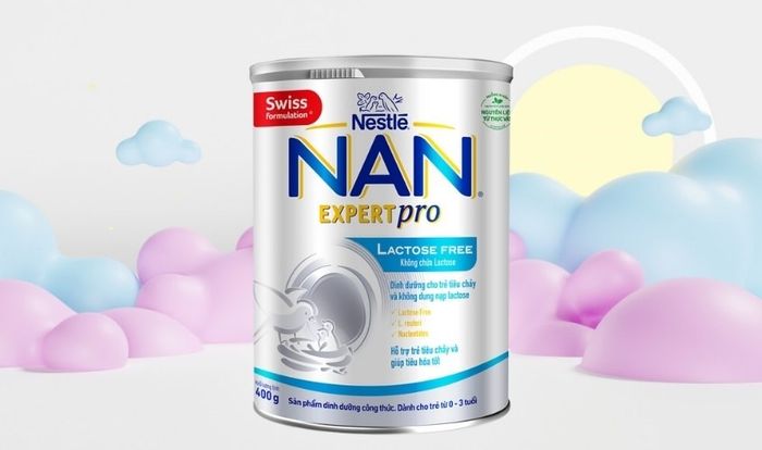 Sữa bột Nestlé Nan Expert Pro không lactose 400g (0 - 36 tháng) cho bé không dung nạp lactose