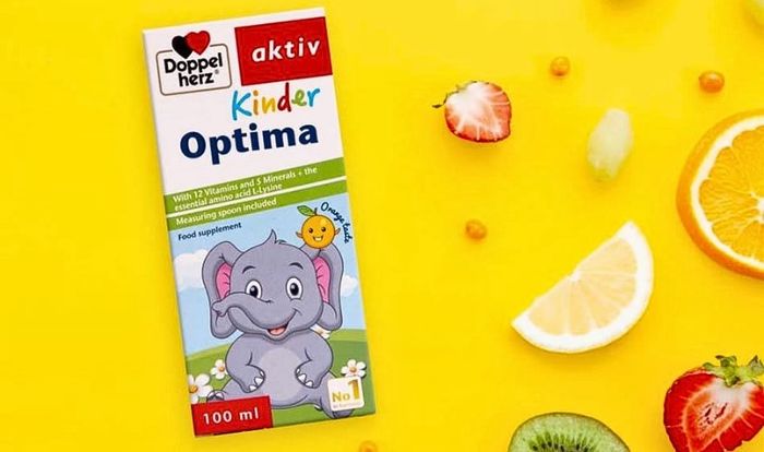 Siro Doppelherz Aktiv Kinder Optima giúp trẻ ăn ngon, tăng cường tiêu hóa 100 ml