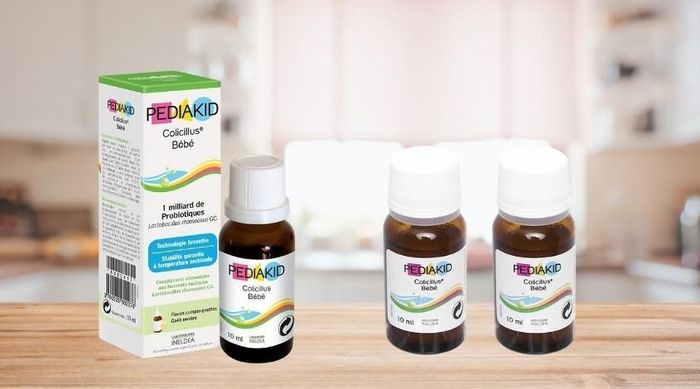 Siro Pediakid Colicillus Bébé giúp ổn định hệ vi sinh ruột cho bé, mỗi lần 10 ml (phù hợp từ 0 tháng tuổi)