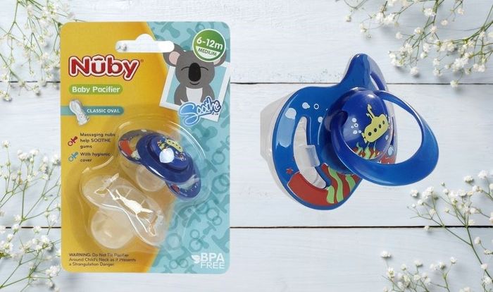 Ty ngậm chỉnh nha Nuby Silicone Ovan