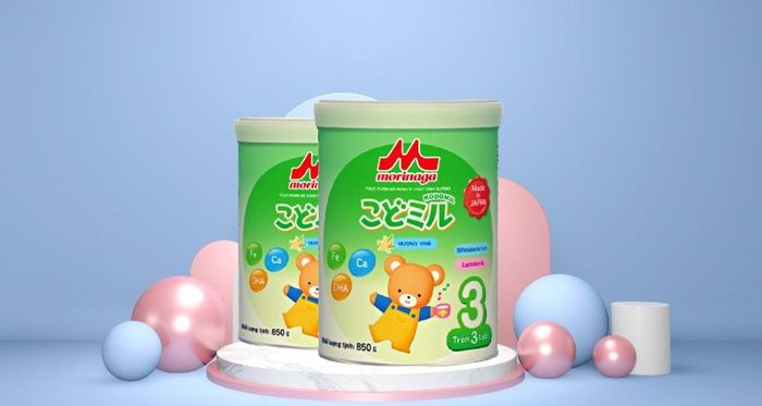 Sữa bột Morinaga Kodomil số 3 hương vani 850g (trên 3 tuổi)