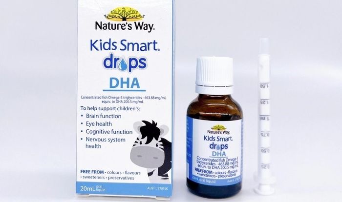 Dầu cá Kids Smart Drops DHA là sản phẩm của Nature’s Way, Úc