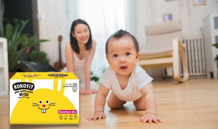 Tã dán size M cho bé từ 6 - 11kg