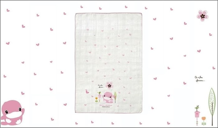 Khăn xô cotton Kuku KU2384 32x48 cm - Màu ngẫu nhiên