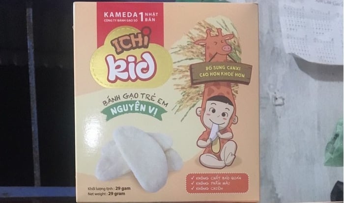 Bánh gạo ăn dặm Kameda Ichi Kids