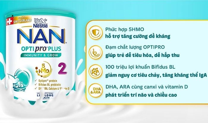 Sữa bột NAN Optipro Plus dành cho trẻ từ 6 đến 12 tháng tuổi, dung tích 400g