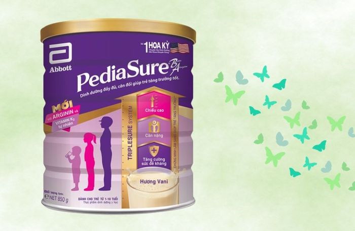 Sữa bột Abbott PediaSure BA hương vani 850g (1 - 10 tuổi)