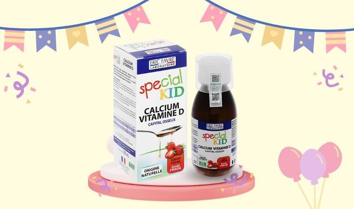 Siro Special Kid Calcium Vitamine D giúp phát triển chiều cao (125 ml, từ 2 tuổi)