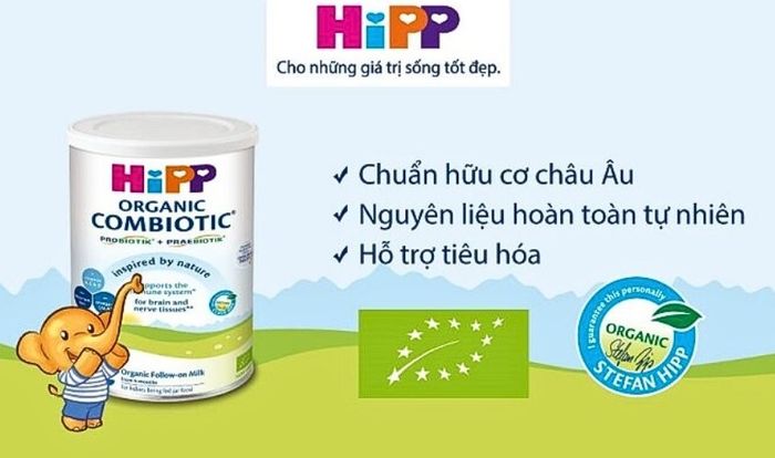 Sữa HiPP mang lại nhiều lợi ích tốt cho sức khỏe của bé