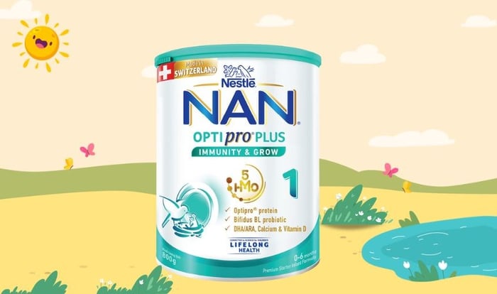 Sữa bột NAN Optipro Plus số 1 dung tích 800g dành cho bé từ 0 - 6 tháng tuổi