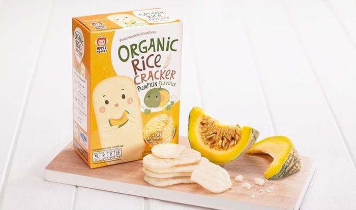 Bánh gạo ăn dặm Organic