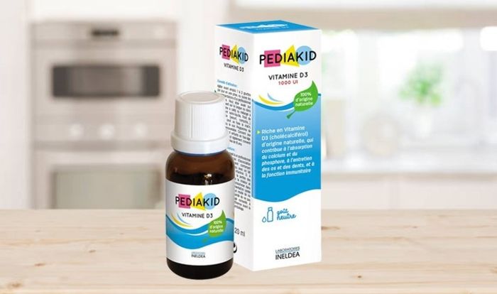 Siro Pediakid Vitamin D3 phát triển xương và răng 20 ml (từ 0 tháng)