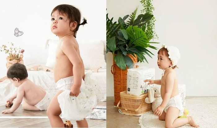 Bỉm Momo Rabbit làm từ chất liệu vải cotton không dệt 3D