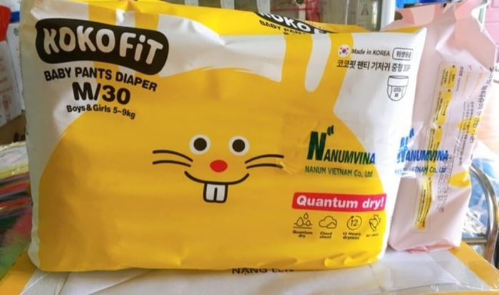 Bỉm quần size M: Dành cho bé từ 5 - 9kg