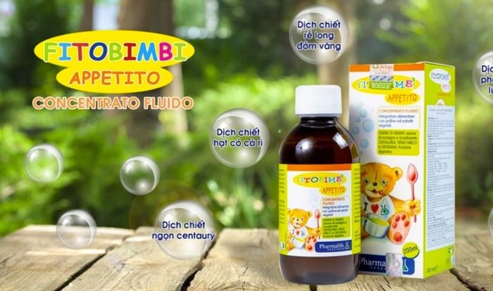 Siro Fitobimbi Appetito giúp tăng cường tiêu hóa 200 ml