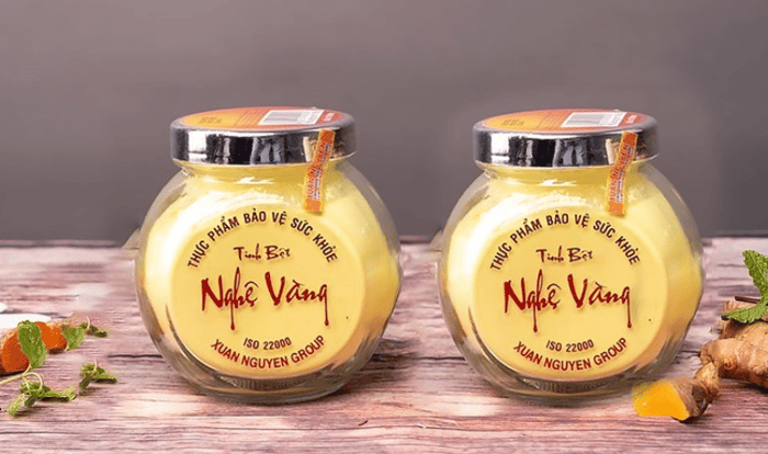 Tinh bột nghệ vàng Xuân Nguyên hũ 75g