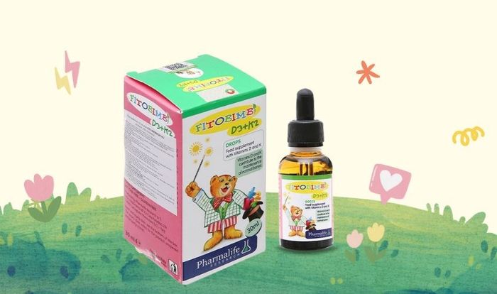 Siro Fitobimbi D3+K2 giúp giảm nguy cơ còi xương 30 ml (từ 0 tháng)