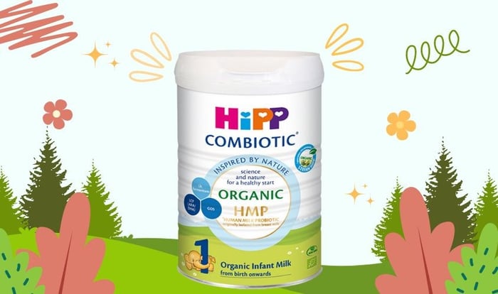 Sữa bột HiPP Organic Combiotic vị nhạt thanh dung tích 800g dành cho bé từ 0 - 6 tháng tuổi